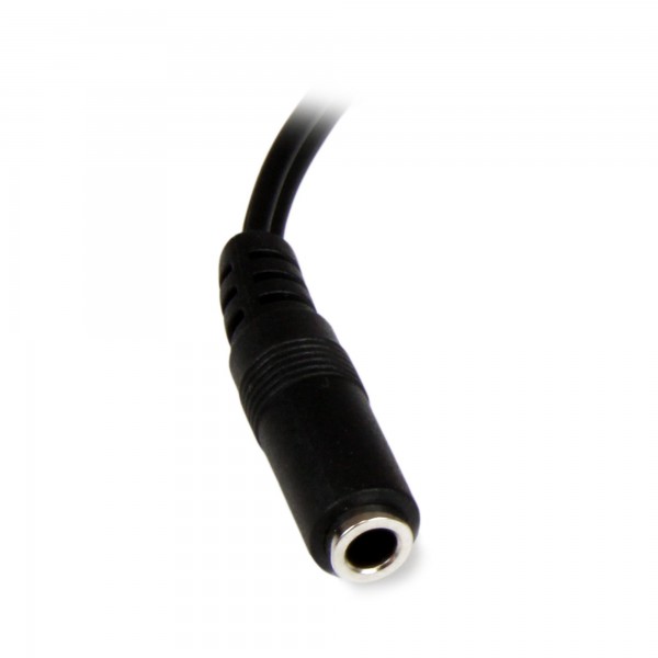 Cable Adaptador de 15 cm de Audio Estereo Mini Jack de 3,5Mm Hembra A 2 (MUFMRCA)