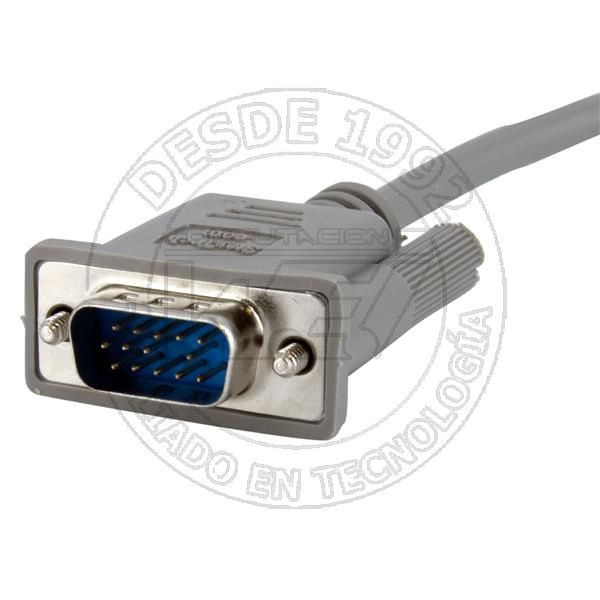 Cable De Video 1,8m Para Monitor Vga - Hd15 Macho A Macho - Gris (MXT101MM)