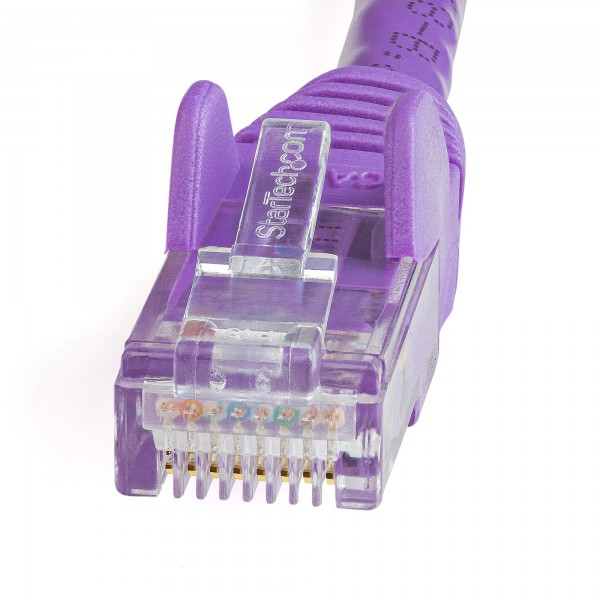 Cable De Red De 10m Purpura Cat6 Utp Ethernet Gigabit Rj45 Sin Enganch (N6PATC10MPL)