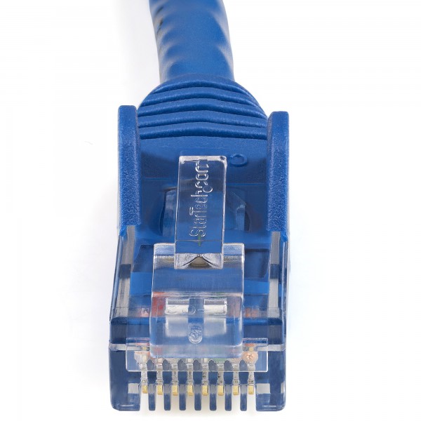 Cable De Red Ethernet Snagless Sin Enganches Cat 6 Cat6 Gigabit 1m - A (N6PATC1MBL)