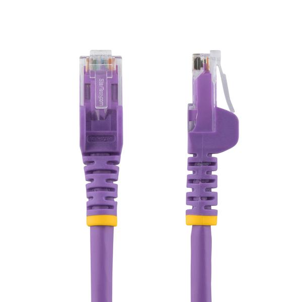 Cable De Red De 1m Purpura Cat6 Utp Ethernet Gigabit Rj45 Sin Enganche (N6PATC1MPL)