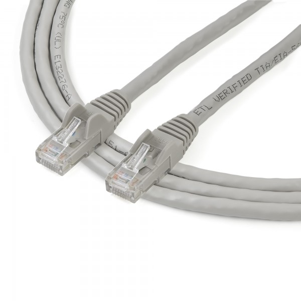 Cable De Red 2m Gris Gigabit Cat6 Ethernet Rj45 Sin Enganche - Snag (N6PATC2MGR)