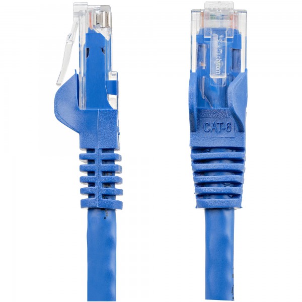 Cable De Red Ethernet Snagless Sin Enganches Cat 6 Cat6 Gigabit 3m - A (N6PATC3MBL)