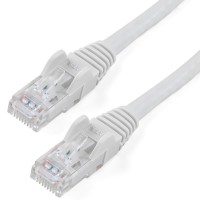 Cable De Red De 0,5m Blanco Cat6 Utp Ethernet Gigabit Rj45 Sin Enganch