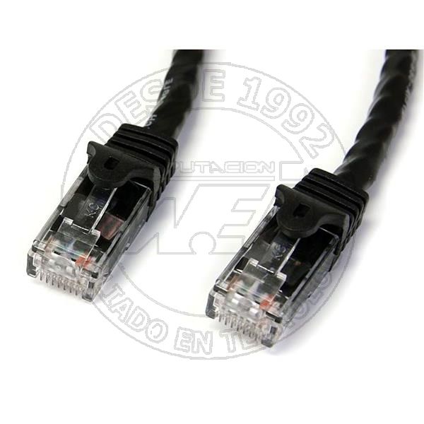7.62m Cat6 Utp 7.62m Negro Cable De Red (N6PATCH25BK)
