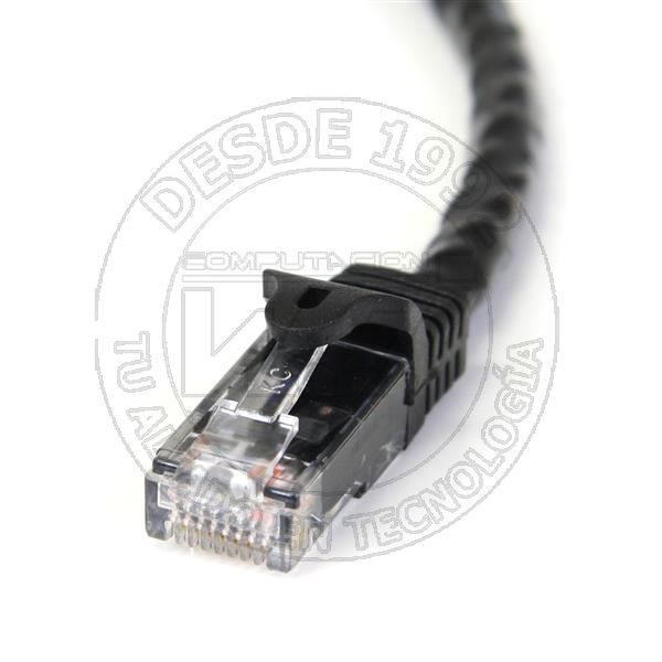 7.62m Cat6 Utp 7.62m Negro Cable De Red (N6PATCH25BK)