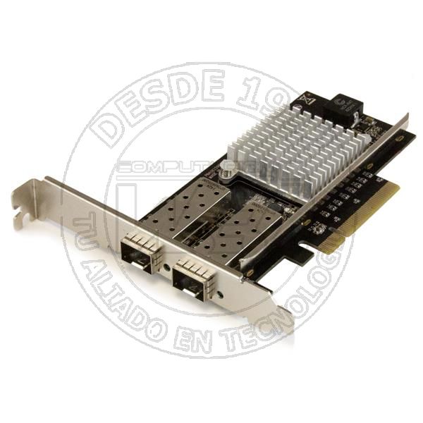 Tarjeta Pci Express De Red De Fibra De 10gb Con 2 Puertos De Sfp+ Abie (PEX20000SFPI)
