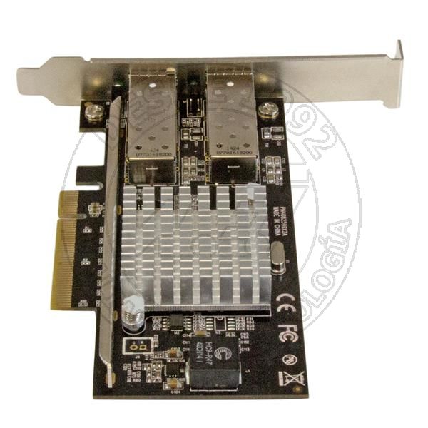 Tarjeta Pci Express De Red De Fibra De 10gb Con 2 Puertos De Sfp+ Abie (PEX20000SFPI)