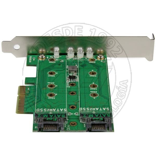 Tarjeta Adaptadora Pci Express 3.0 de 3 Puertos M.2 Para Ssd   1X Nvme (PEXM2SAT32N1)