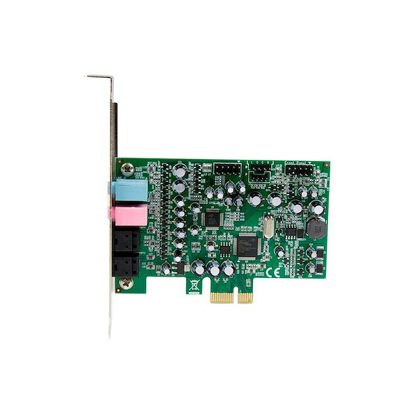 Tarjeta De Sonido Pci Express Con Sonido Envolvente De 7.1 Canales 24b (PEXSOUND7CH)