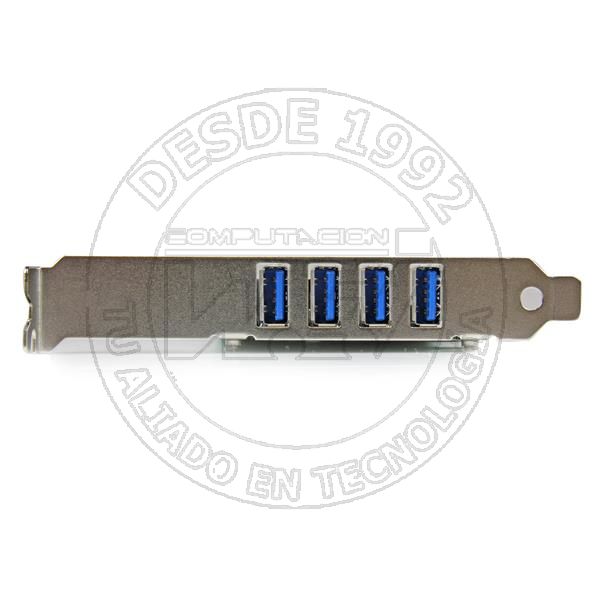 Tarjeta Adaptador Pci Express Pci E Usb 3.0 Con Uasp de 4 Puertos   Al (PEXUSB3S4V)