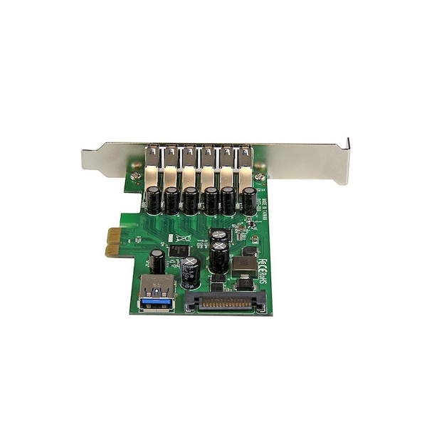 Adaptador Tarjeta Pci Express de 7 Puertos USB 3.0 con Perfil Bajo O C (PEXUSB3S7)