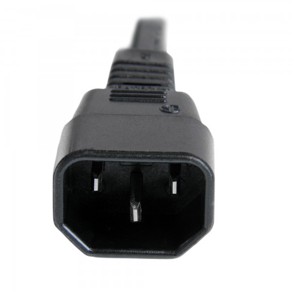 Cable de Poder Pxtc14C153 0.9M C14 Acoplador C15 Acoplador Negro  (PXTC14C153)