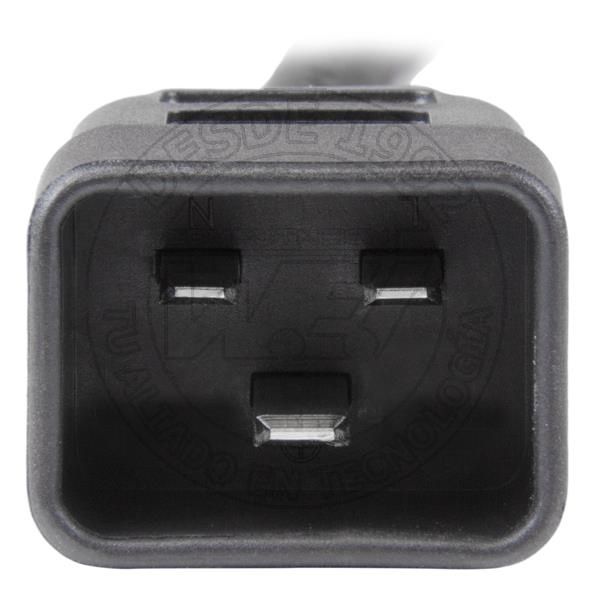 Cable de 1,8M C19 A C20 de Servicio Pesado de 2,5Mm2 Para Alimentacion (PXTC19C20146)
