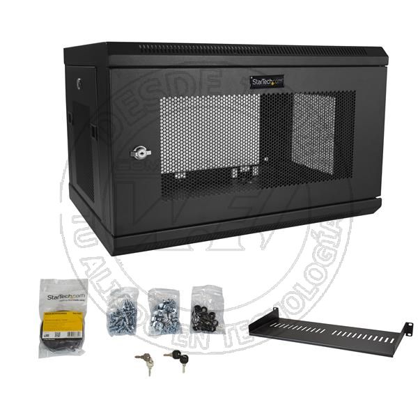 Armario Rack de Servidores de 6U Para Montaje En Pared - con 16,9 Pulg (RK616WALM)