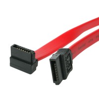 Cable Sata 0,45m Acodado En Angulo Recto  Rojo  18in Pulgadas Cable