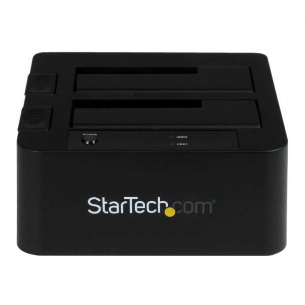Docking Station Esata Usb 3.0 Con Uasp de 2 Bahias Para Disco Duro O S (SDOCK2U33EB)