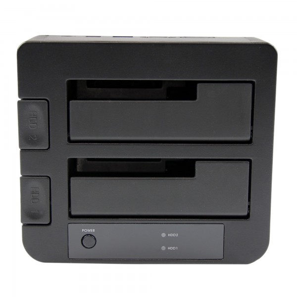 Docking Station Esata Usb 3.0 Con Uasp de 2 Bahias Para Disco Duro O S (SDOCK2U33EB)