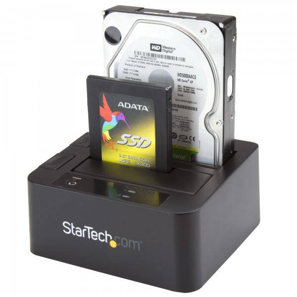 Docking Station Esata Usb 3.0 Con Uasp de 2 Bahias Para Disco Duro O S (SDOCK2U33EB)