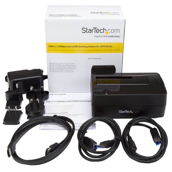 Docking Station Usb 3.1 Para Unidades Sata de 2,5 y 3,5 Pulgadas  Rep (SDOCKU313E)