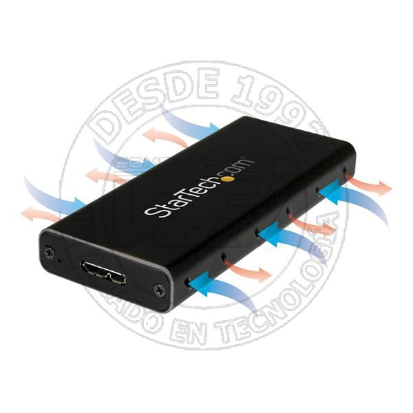 Caja Adaptador Sata M.2 Ngff A USB 3.1 con Carcasa Protectora - Conversor N (SM21BMU31C3)