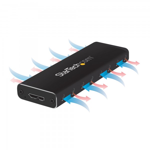 Adaptador Ssd M.2 A USB 3.0 Uasp con Carcasa Protectora - Conversor Ng (SM2NGFFMBU33)