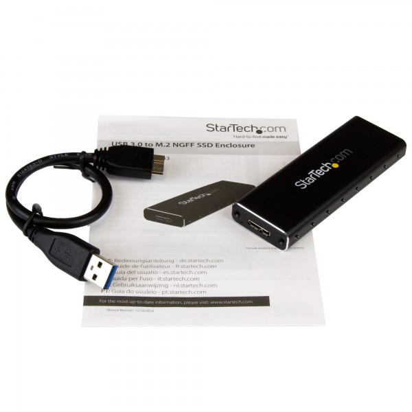 Adaptador Ssd M.2 A USB 3.0 Uasp con Carcasa Protectora - Conversor Ng (SM2NGFFMBU33)
