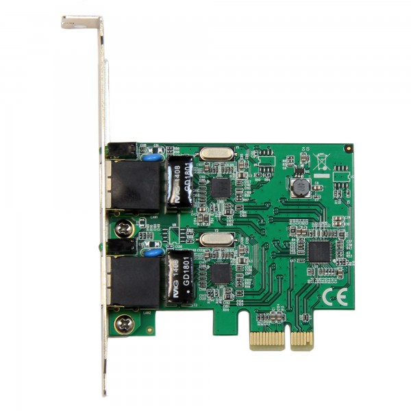 Adaptador Tarjeta De Red Nic Pci Express Pci-E De 2 Puertos Ethernet G (ST1000SPEXD4)