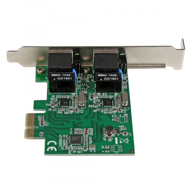 Adaptador Tarjeta De Red Nic Pci Express Pci-E De 2 Puertos Ethernet G (ST1000SPEXD4)