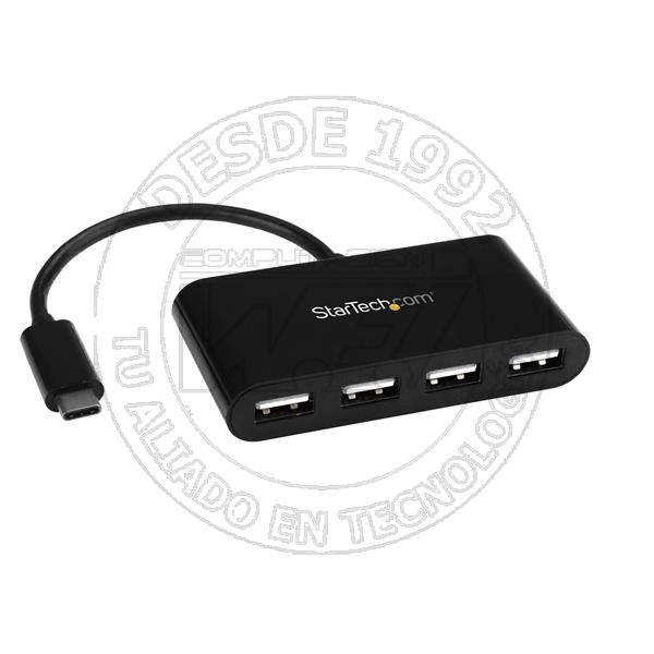 StarTech.com Concentrador Ladrón USB 2.0 de 4 Puertos con Cable Integrado