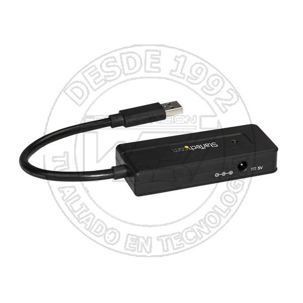 Hub Concentrador Usb 3.0 de 4 Puertos   Mini Ladron Usb Con Adaptador (ST4300MINI)
