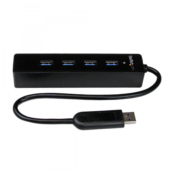 Adaptador Concentrador Hub Ladron USB 3.0 Super Speed Portatil de 4 Pu (ST4300PBU3)