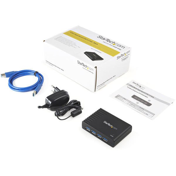 Adaptador Concentrador Hub Ladron USB 3.0 Super Speed 4 Puertos Salida (ST4300USB3EU)