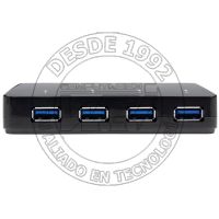 Concentrador USB 3.0 de 4 Puertos - Ladron con Puertos de Carga y Sinc