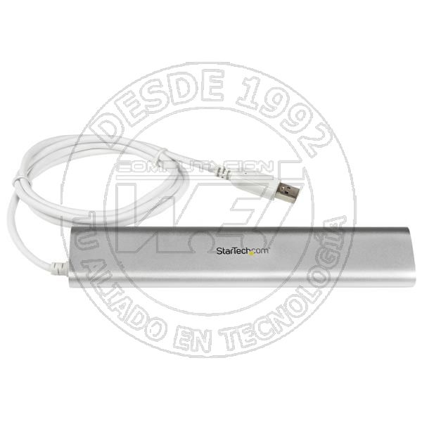Concentrador Usb 3.0 De 7 Puertos - Hub Con Cable Incorporado (ST73007UA)