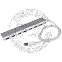 Concentrador Usb 3.0 De 7 Puertos - Hub Con Cable Incorporado