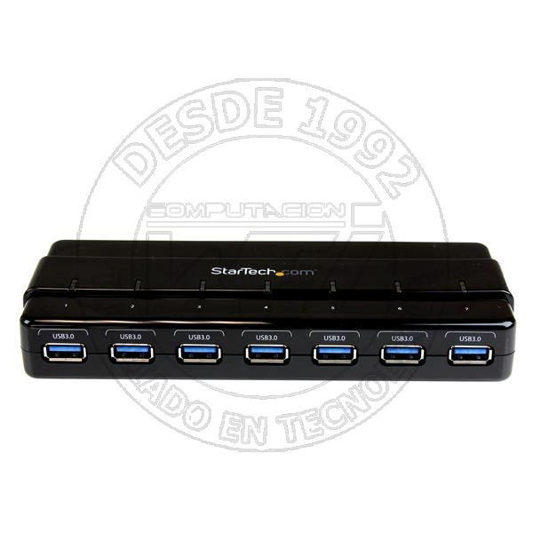 Concentrador Ladron USB 3.0 de 7 Puertos - Hub de Sobremesa (ST7300USB3B)