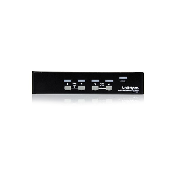 Conmutador Switch Profesional Kvm 4 Puertos Video Vga - Usb - Hasta 19 (SV431USB)