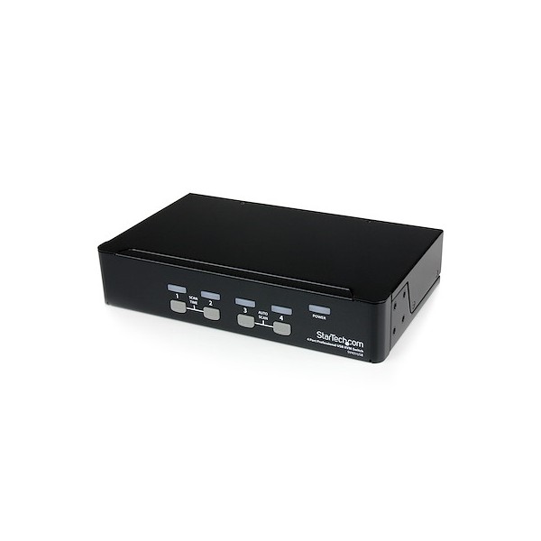 Conmutador Switch Profesional Kvm 4 Puertos Video Vga - Usb - Hasta 19 (SV431USB)
