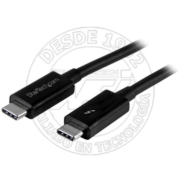 Cable De 1m Thunderbolt 3 Usbc (40gbps)  Compatible Con Thunderbolt, (TBLT3MM1M)
