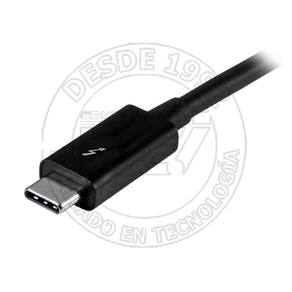 Cable de 2M Thunderbolt 3 USB-C (20GBps)  Compatible con Thunderbolt, (TBLT3MM2M)