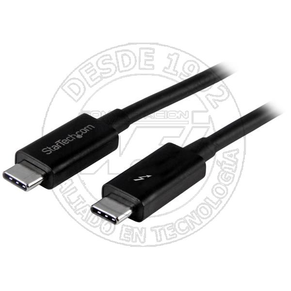 Cable de 2M Thunderbolt 3 USB-C (20GBps)  Compatible con Thunderbolt, (TBLT3MM2M)