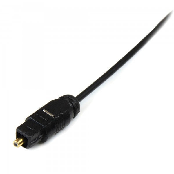 Cable de Audio 10 Ft Thin Toslink Digital Audio Cable 3.05M Negro (THINTOS10)