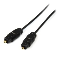 Cable de Audio 10 Ft Thin Toslink Digital Audio Cable 3.05M Negro