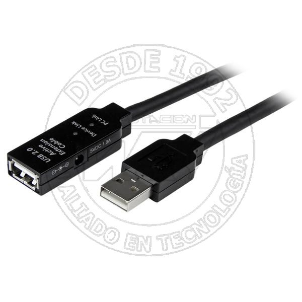 Cable 15M Extension Alargador USB 2.0 Activo Amplificado  Macho A Hem (USB2AAEXT15M)