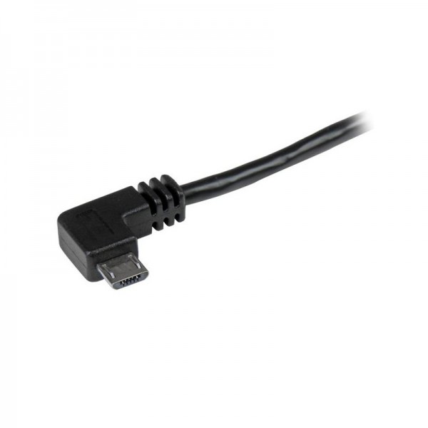 Cable de 1M Micro USB con Conector Acodado A La derecha (USB2AUB2RA1M)