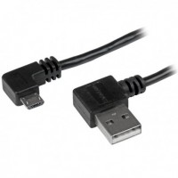 Cable de 1M Micro USB con Conector Acodado A La derecha