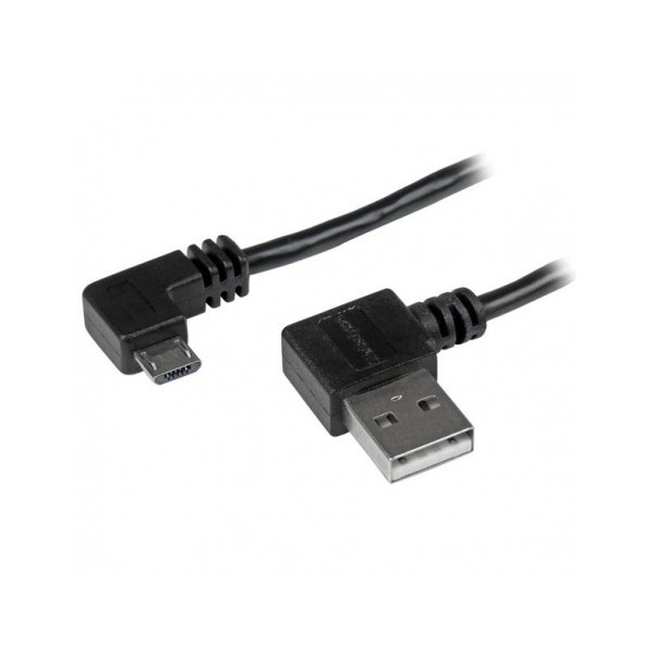 Cable de 1M Micro USB con Conector Acodado A La derecha (USB2AUB2RA1M)