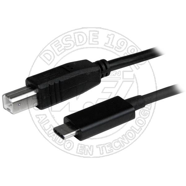 Cable USB Typec de 1M  USB 2.0 Tipo B A USB-C (USB2CB1M)