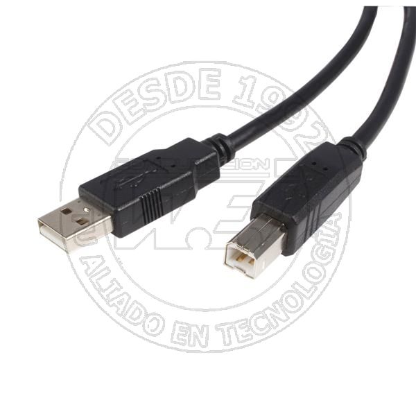 Cable Usb 2.0 Certificado A A B De 1,8m - M/M (USB2HAB6)